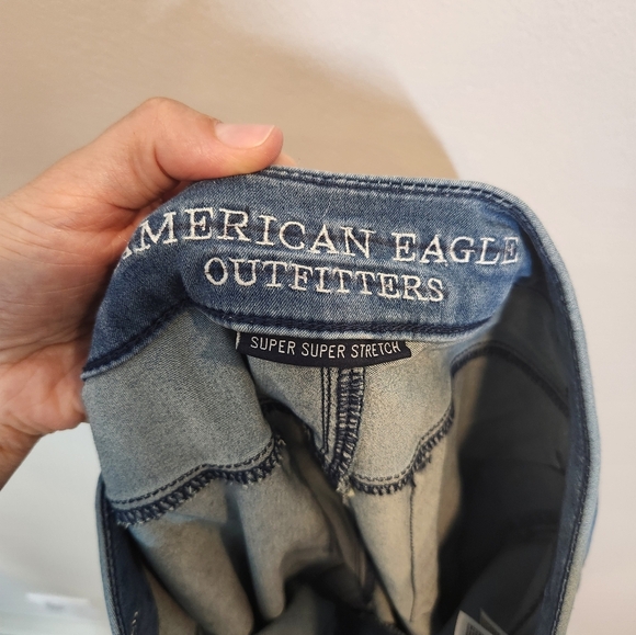 American eagle womens super super stretch skinny jean size 4L long - Picture 4 of 5